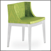 Mademoiselle de Kartell que janta cadeiras