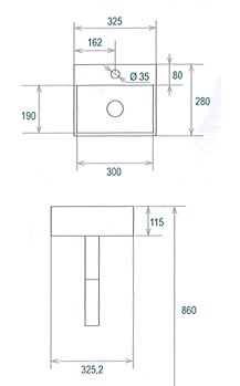 Lavatórios Lineabeta Quarelo