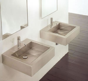 lavatórios inox de aço, Torneiras, Sanitários