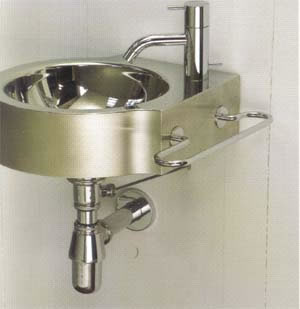 lavatórios inox de aço, Torneiras, Sanitários